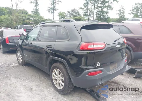 2017 Jeep Cherokee Sport Fwd из США, поврежденный, VIN 1C4PJLAB4HW572162